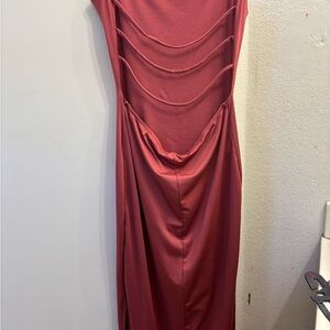 Elegant Red Women's Dress